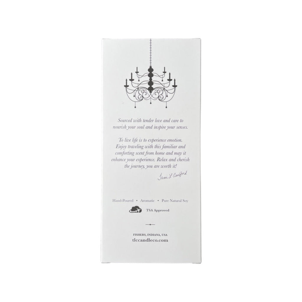 Travel Candle with Matches - Amber Noir